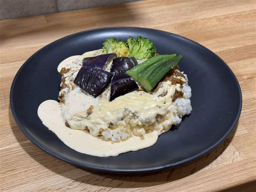 ホワイトキーマカレー