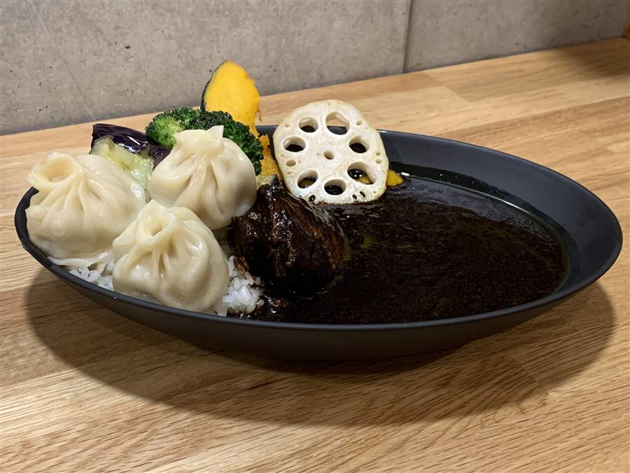 小籠包のトッピング例