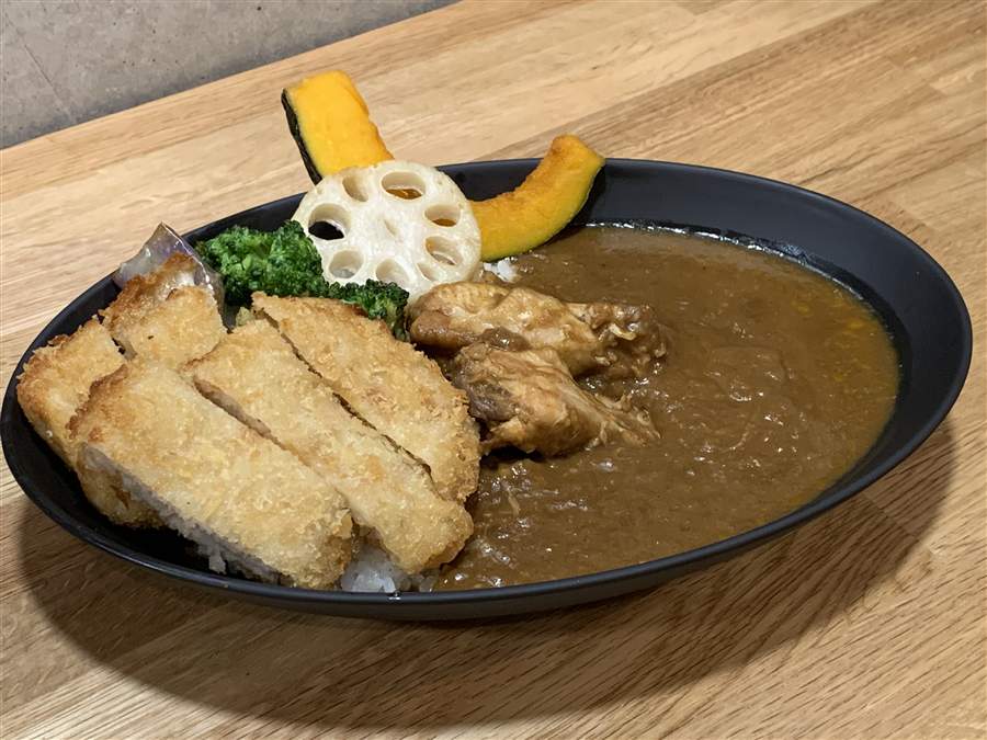 トンカツのトッピング例